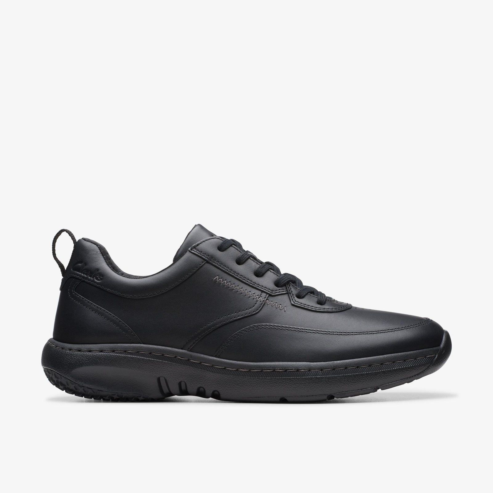 Clarks Men's Pro Lace Shoes 26175190 Black Leather
